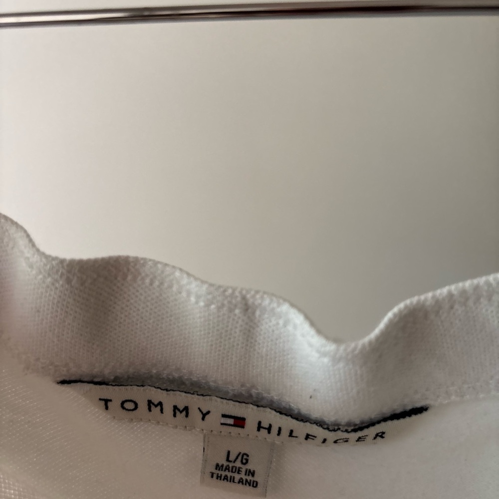 Tommy Hilfiger White Tiered Skater Skirt - Picture 3 of 3